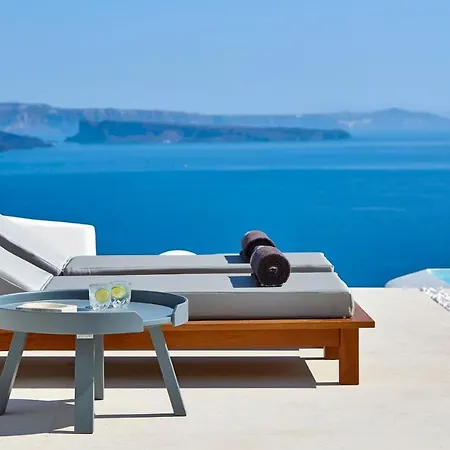 Elegant Santorini House Serenity Caldera Viewoutdoor Hot Tub Private Pool Oia Villa