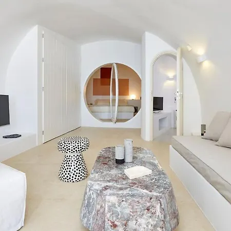 Villa Elegant Santorini House Serenity Caldera Viewoutdoor Hot Tub Private Pool Oia