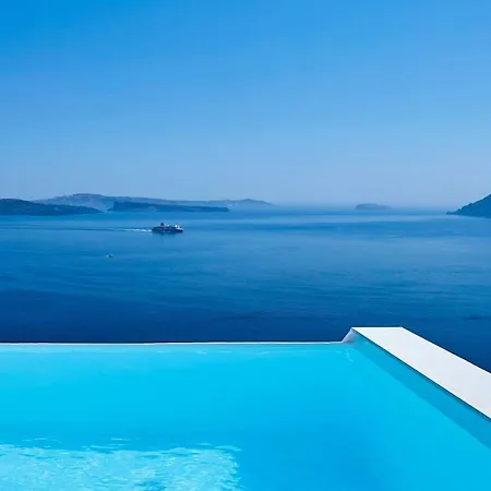 Elegant Santorini House Serenity Caldera Viewoutdoor Hot Tub Private Pool Oia * Tholos (Santorini)